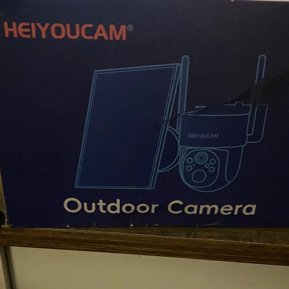 HEIYOUCAM Outdoor Camera - white with wall mount